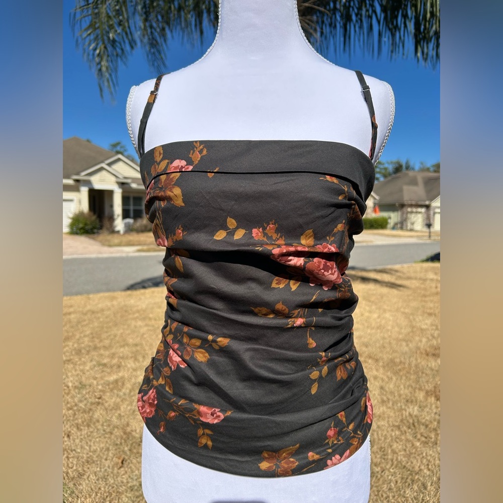 NWT🌷Reformation Orion Ruched Tank Top (Corset Strapless Bodice)
